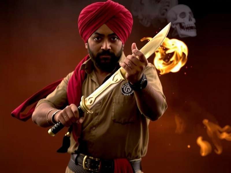 Desi Fire Warrior traditional weapons